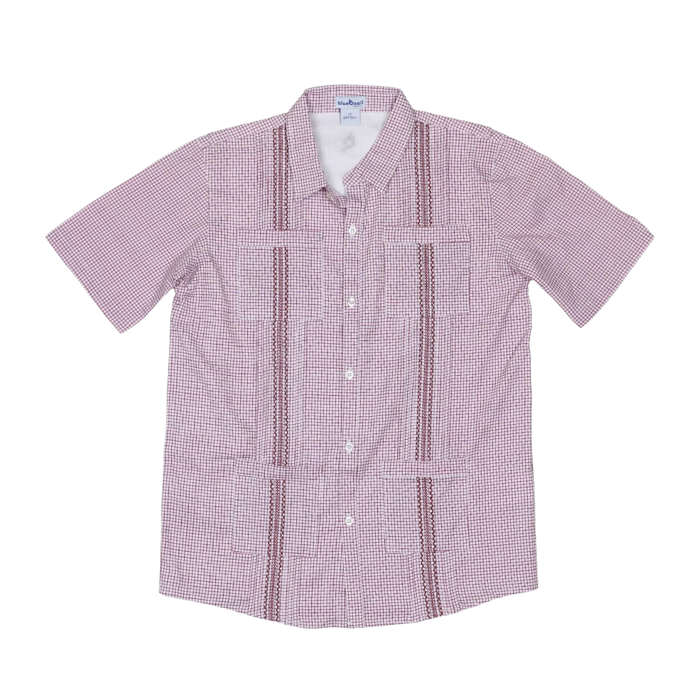 Guayabera - Gameday Maroon Short Sleeve Shirt