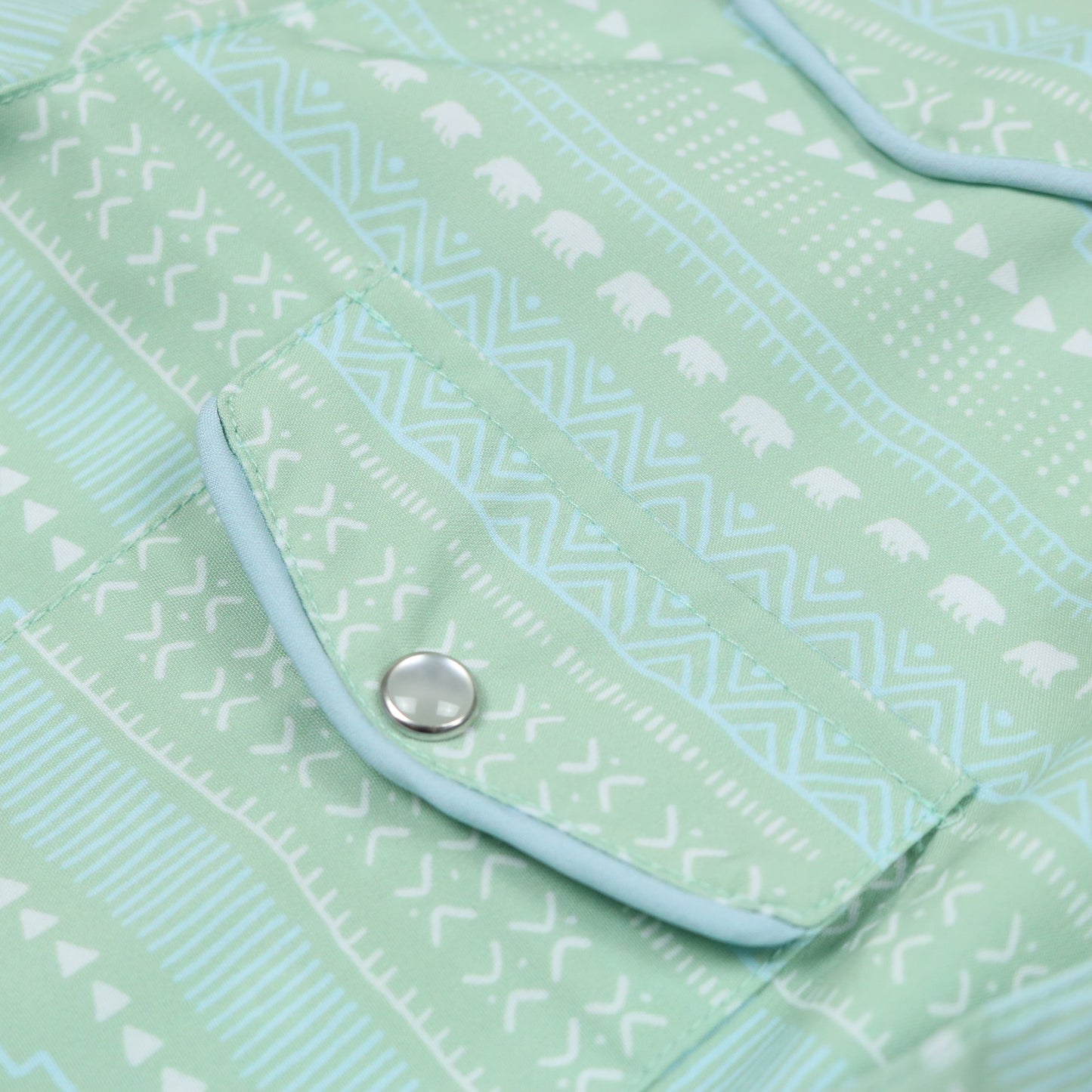 Aztec Stripe '25 Pearl Snap Long Sleeve Shirt