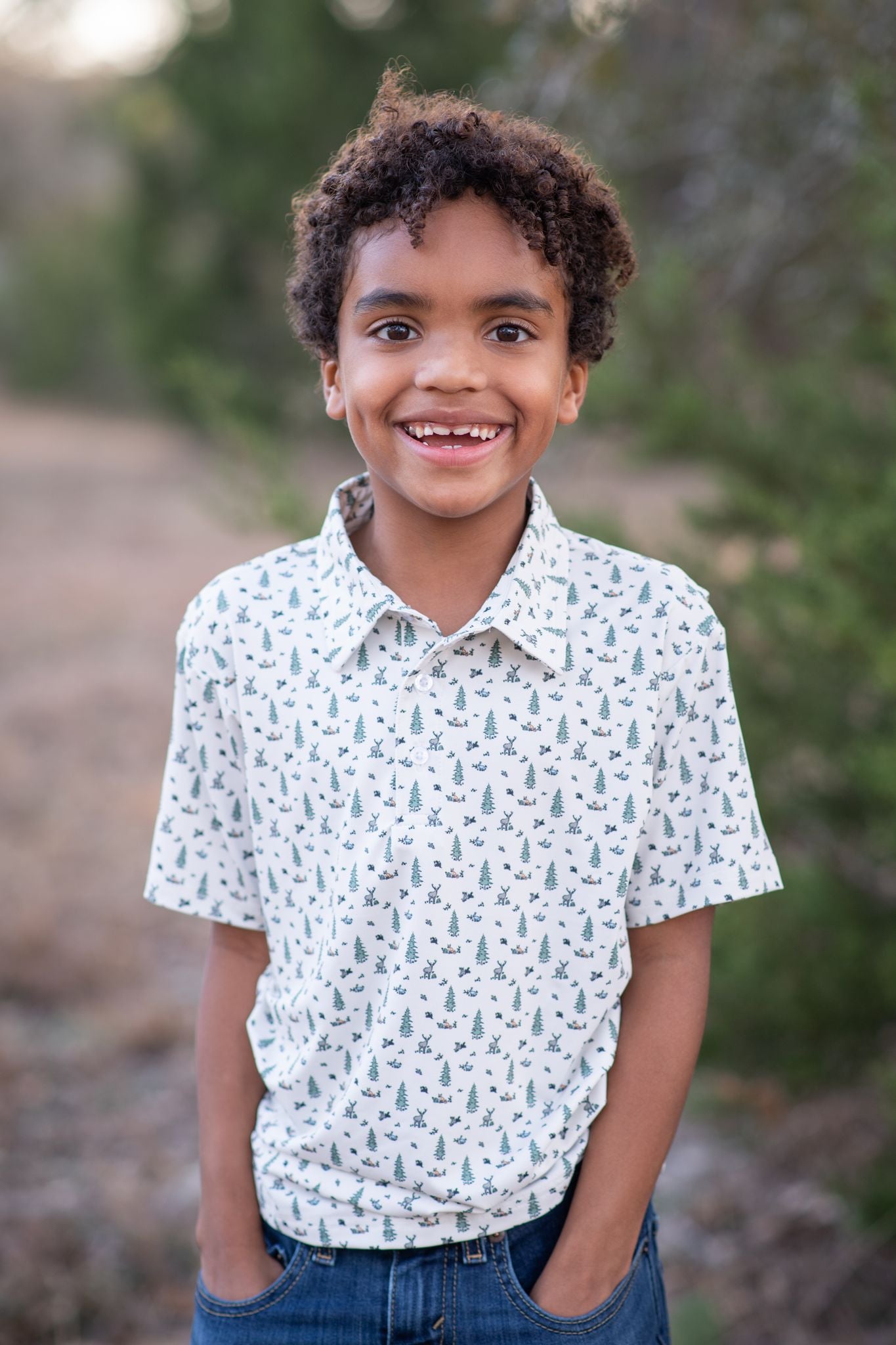 Woodlands Polo Short Sleeve Shirt