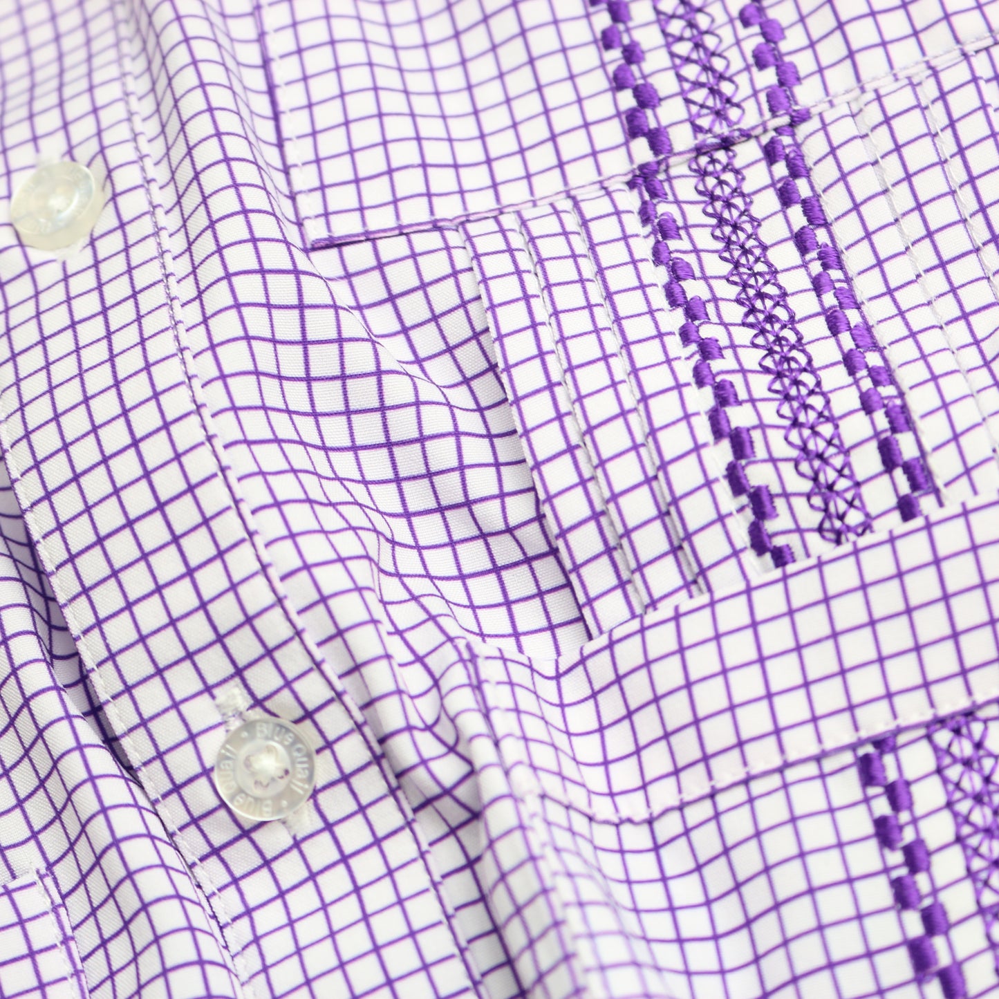 Men's - Guayabera - Gameday Purple Short Sleeve Shirt
