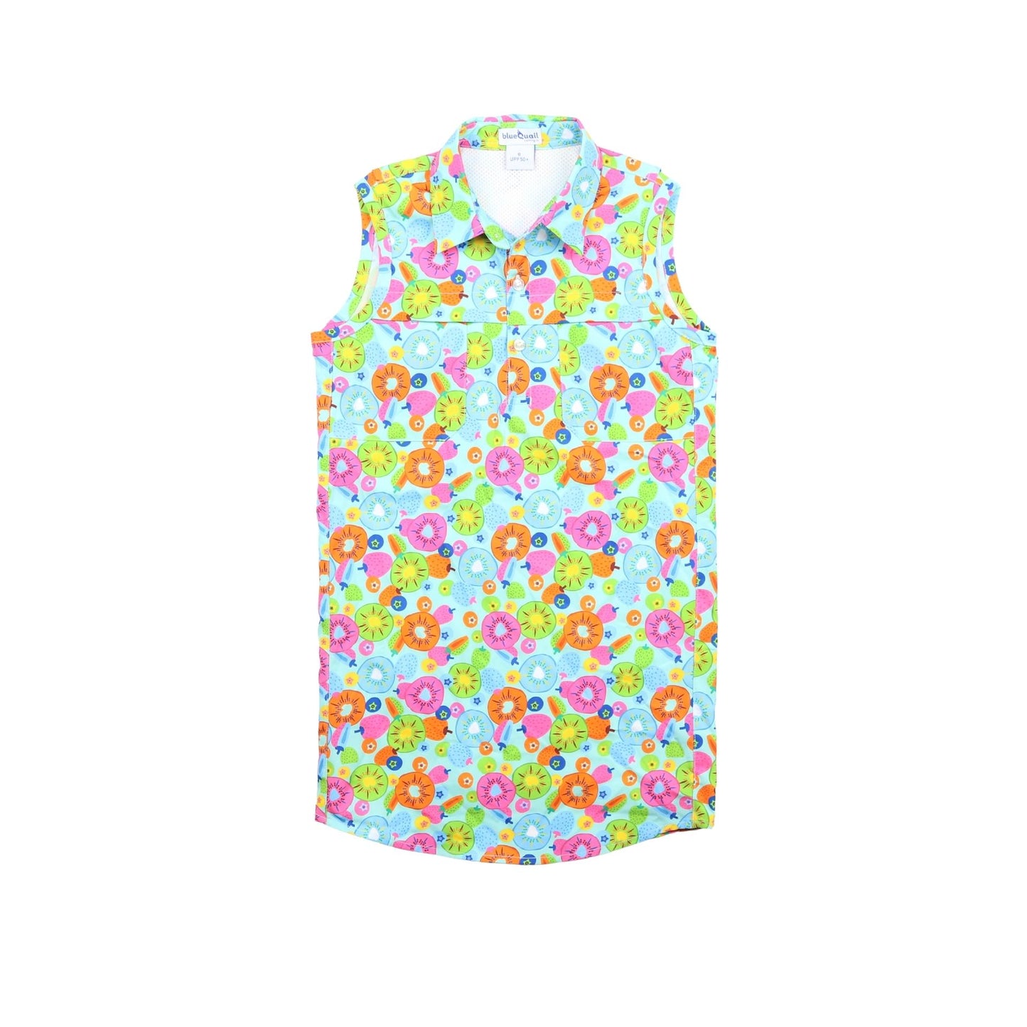 Fruit Salad Sleeveless Dress