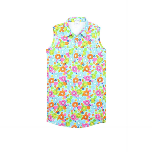 Fruit Salad Sleeveless Dress
