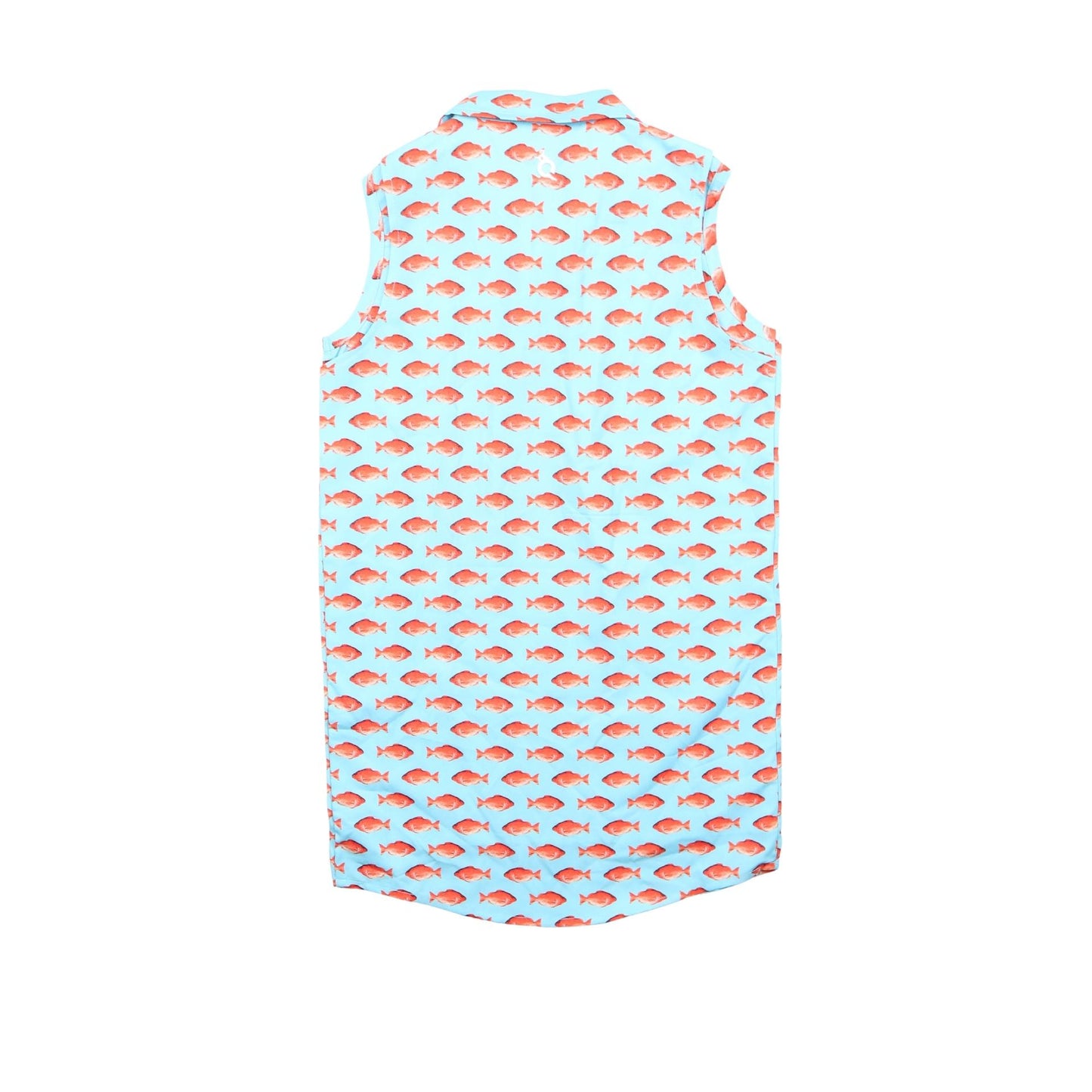 Red Snapper Sleeveless Dress