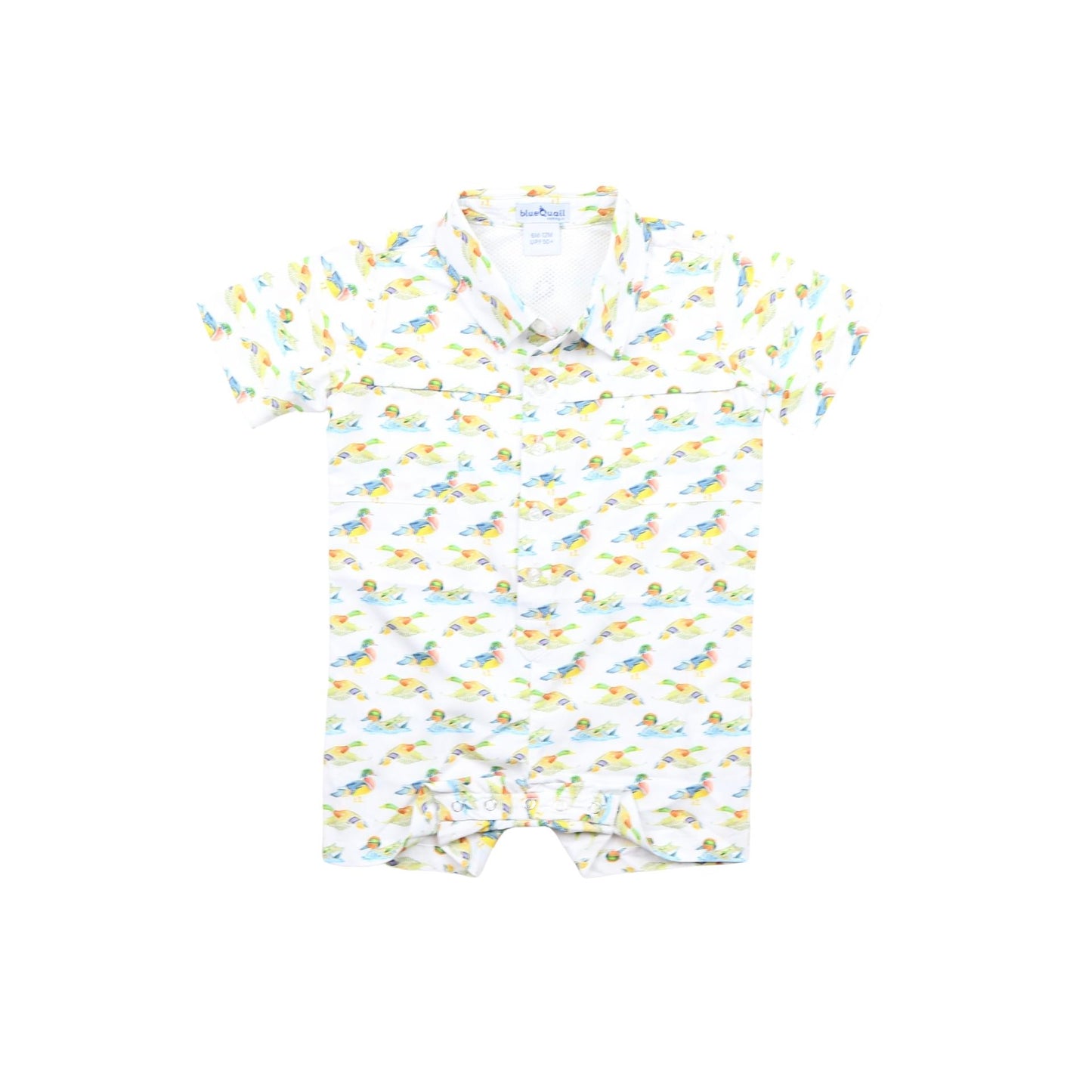 Ducks Short Sleeve Romper