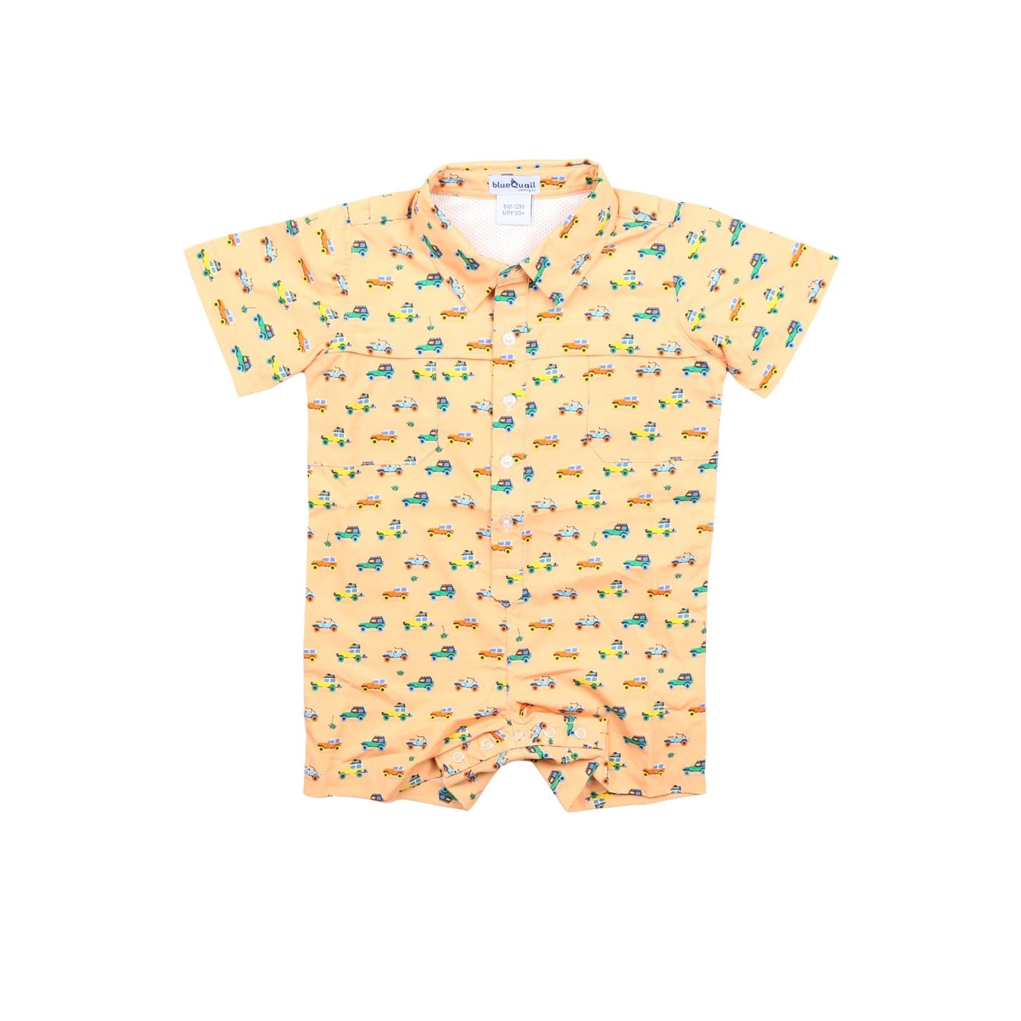 Road Trip Short Sleeve Romper