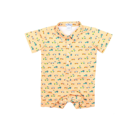 Road Trip Short Sleeve Romper