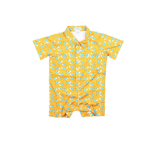 Stingrays Short Sleeve Romper