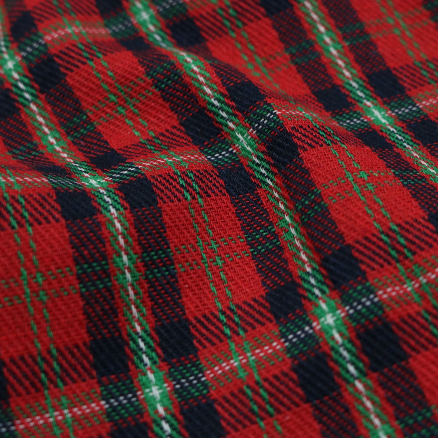 Holiday Plaid Pearl Snap Long Sleeve Flannel Shirt