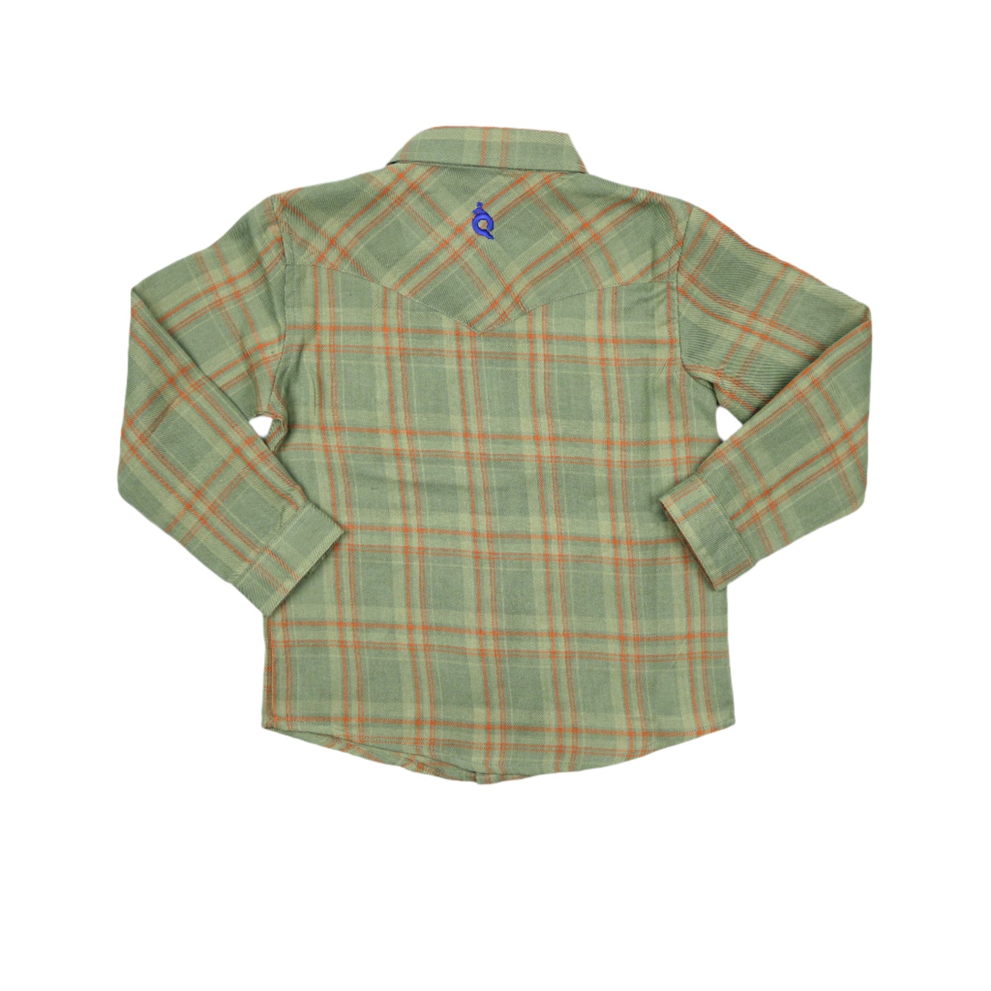 Deer Camp Plaid Pearl Snap Long Sleeve Brushed Flannel Shirt