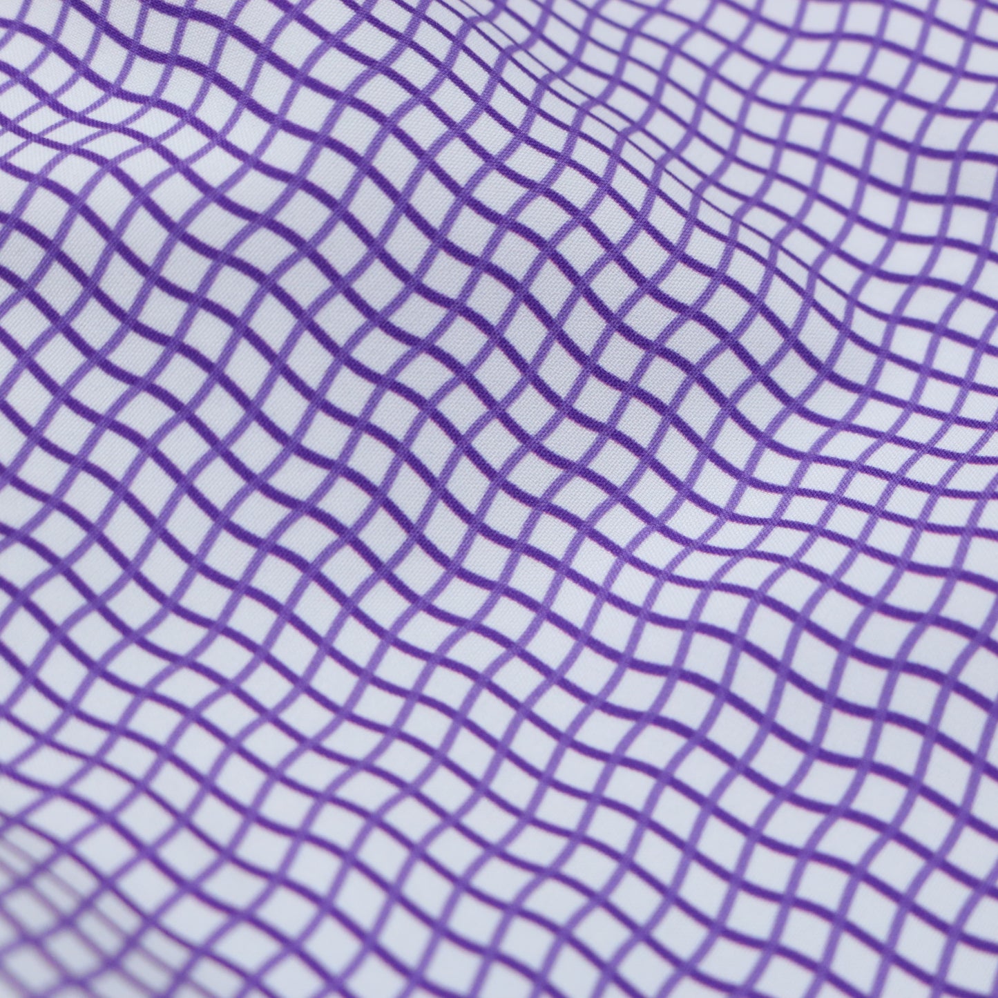 Guayabera - Gameday Purple Wave Check Short Sleeve Shirt