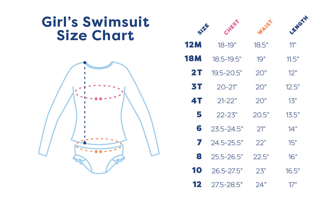 Seashells Girl's Swimsuit