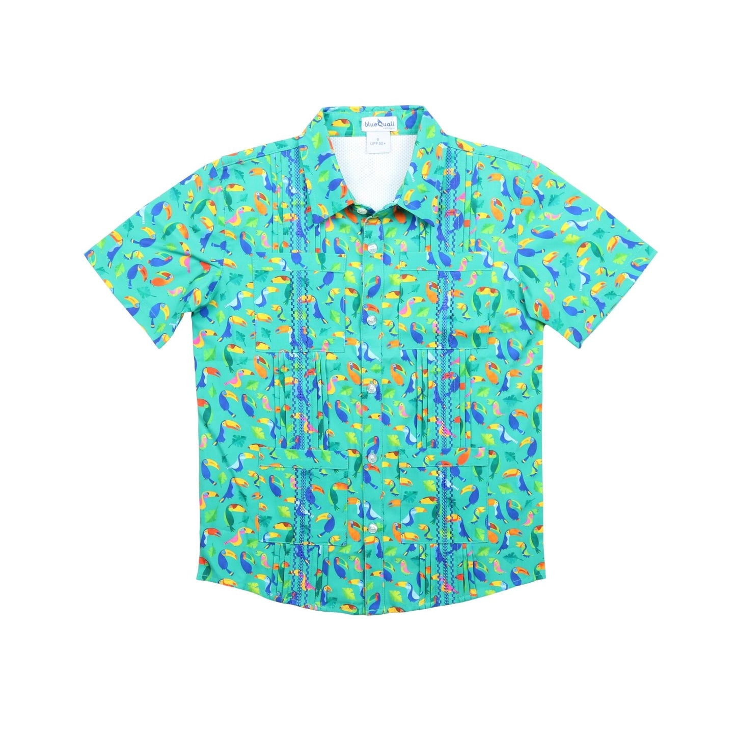 Guayabera - Toucans Short Sleeve Shirt
