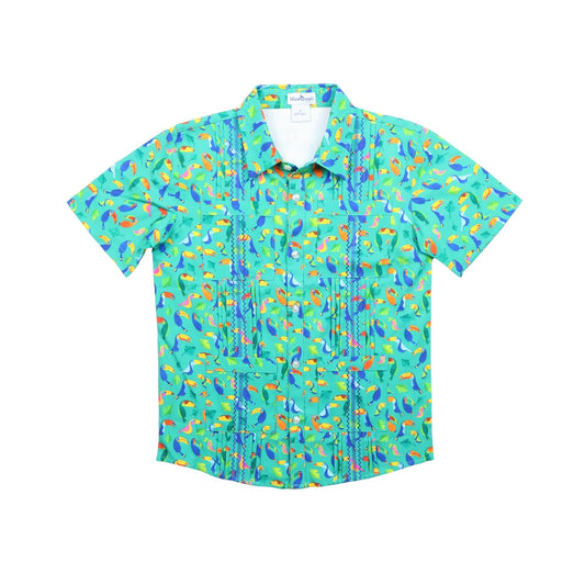 Guayabera - Toucans Short Sleeve Shirt