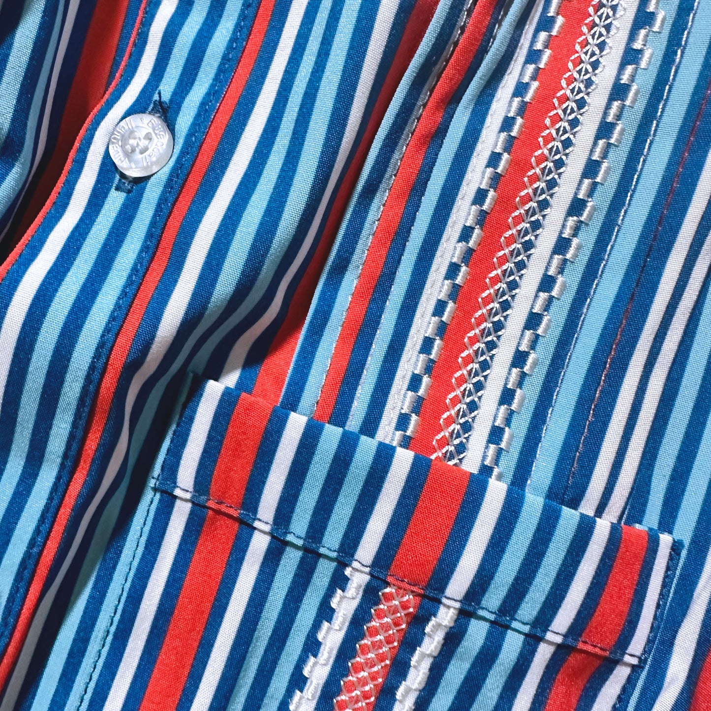 Guayabera - Liberty Stripe Sleeveless Dress