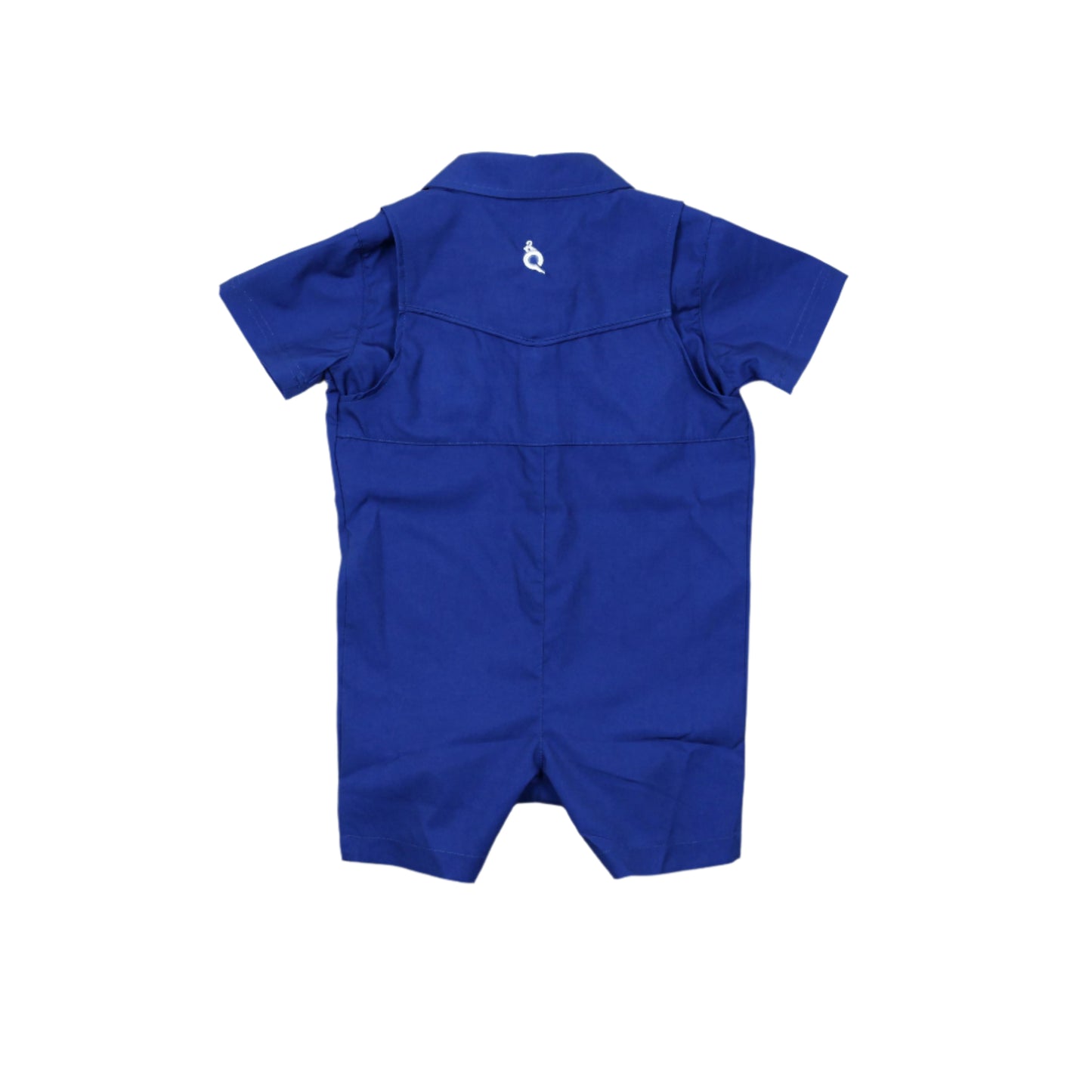 Gameday Navy Pearl Snap Romper