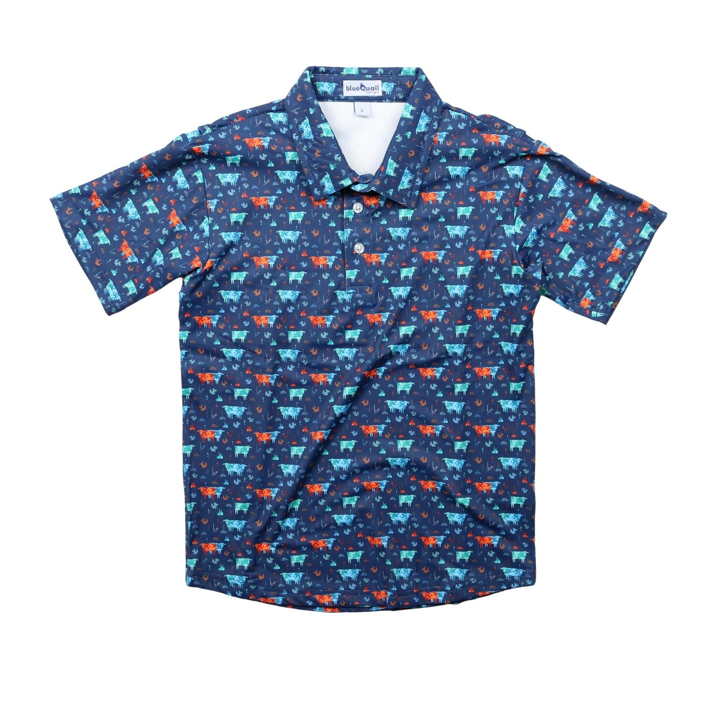 Cattle Ranch Polo Short Sleeve Shirt