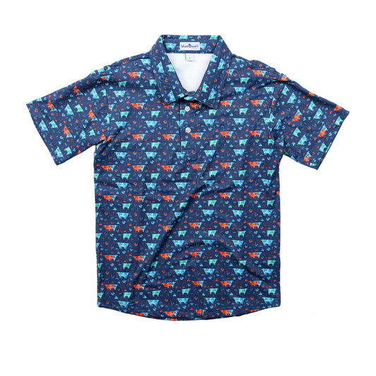 Cattle Ranch Polo Short Sleeve Shirt