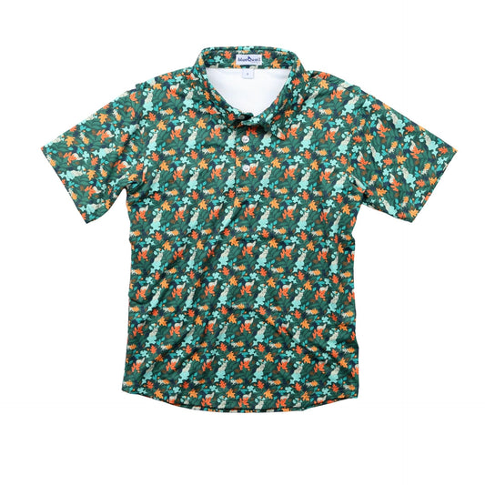 Fall Foliage Polo Short Sleeve Shirt