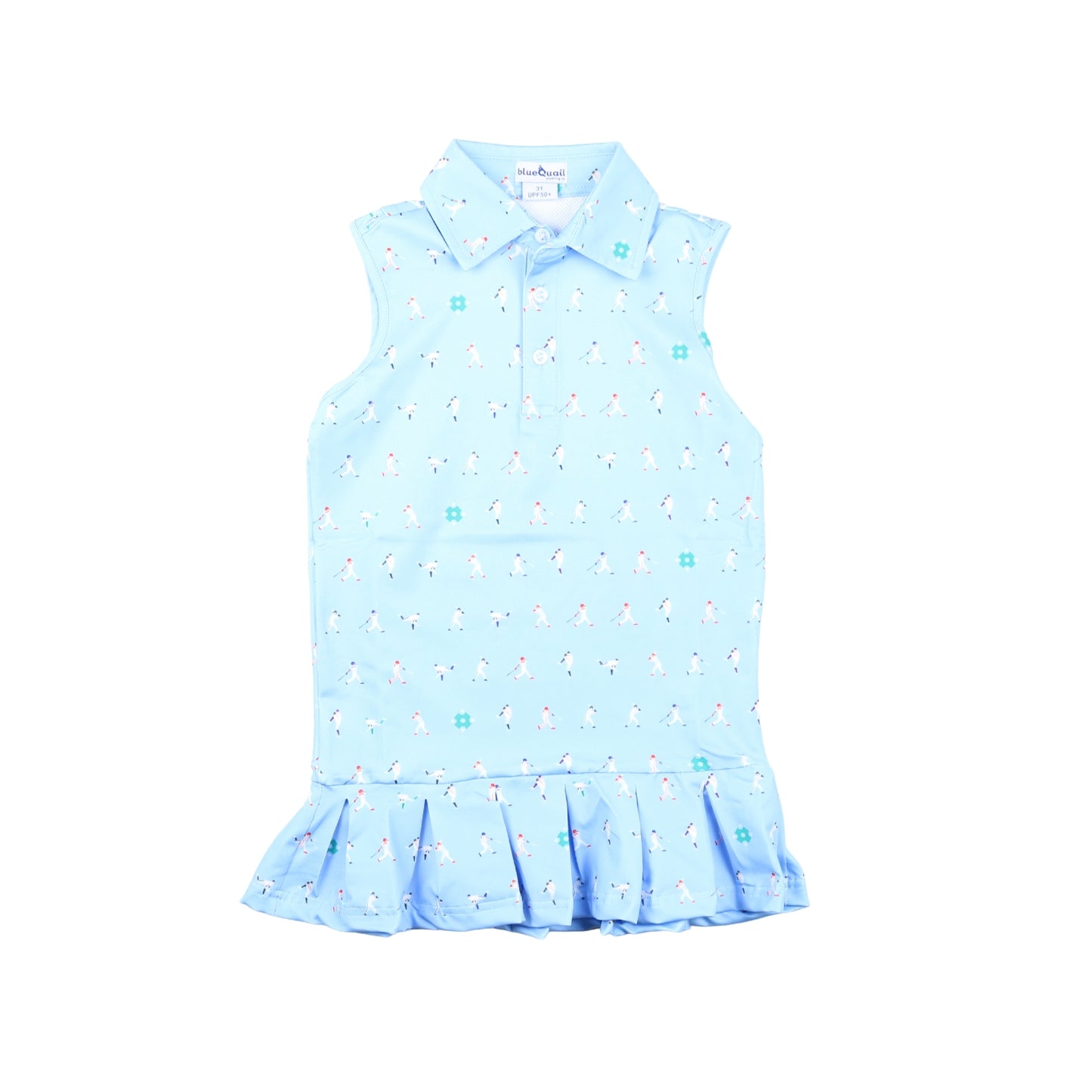 Batter Up Polo Sleeveless Dress