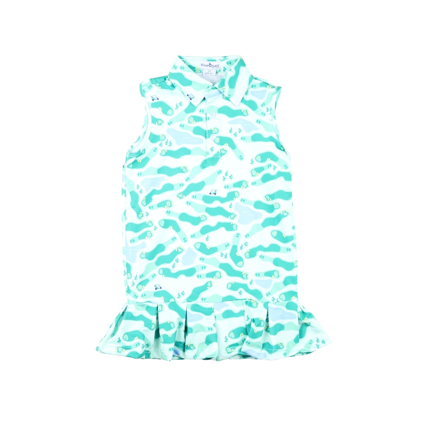 Golf Camo Polo Sleeveless Dress