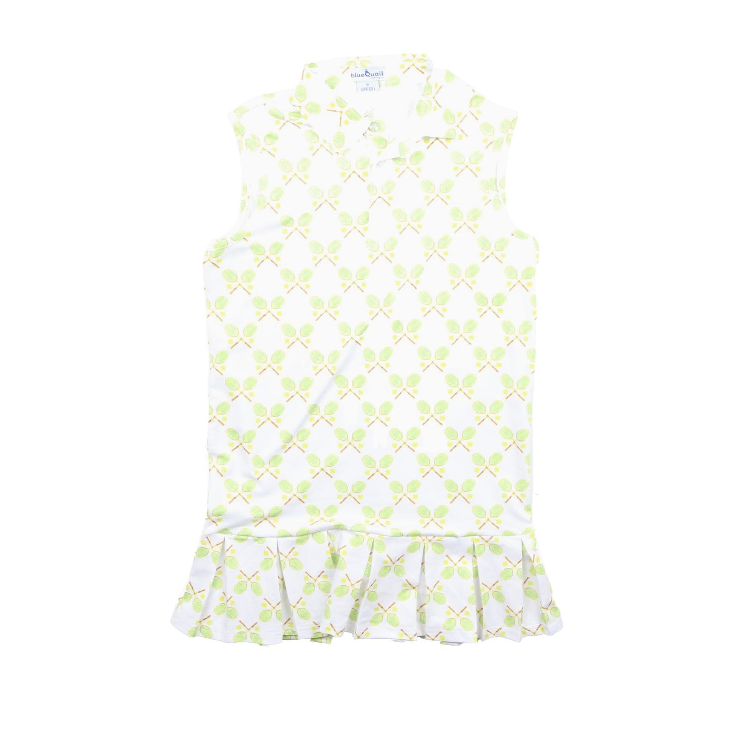 Retro Tennis Polo Sleeveless Dress