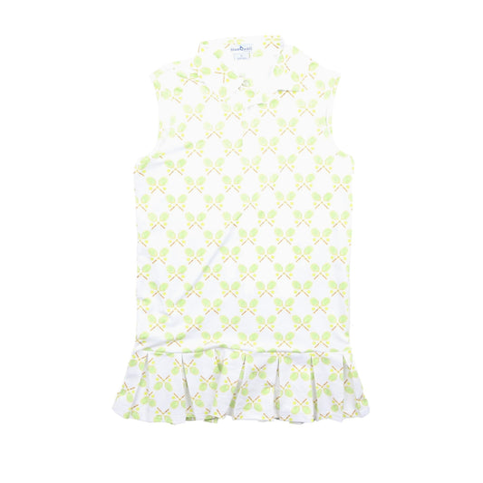 Retro Tennis Polo Sleeveless Dress
