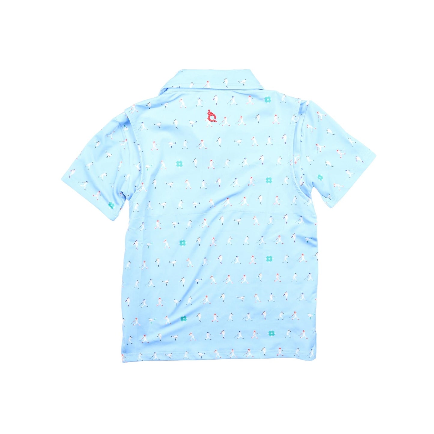 Batter Up Polo Short Sleeve Shirt