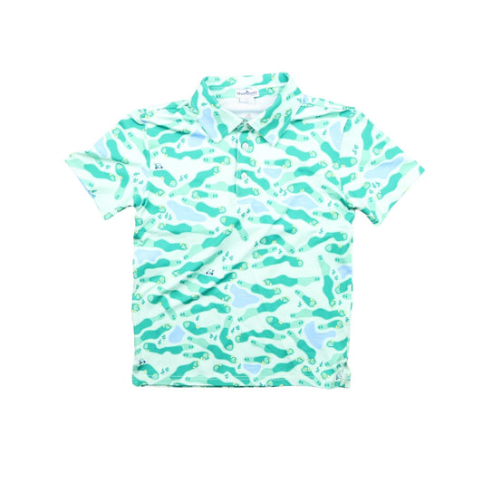 Golf Camo Polo Short Sleeve Shirt