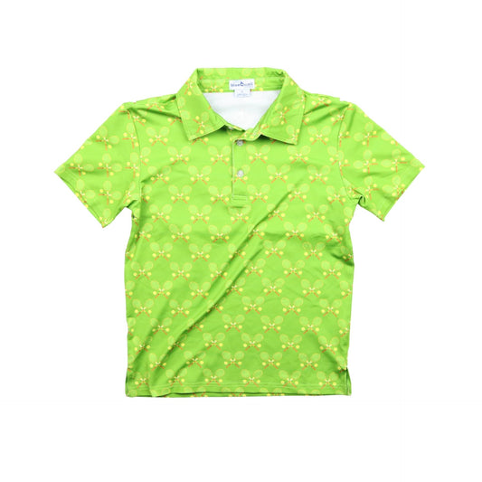 Retro Tennis Polo Short Sleeve Shirt