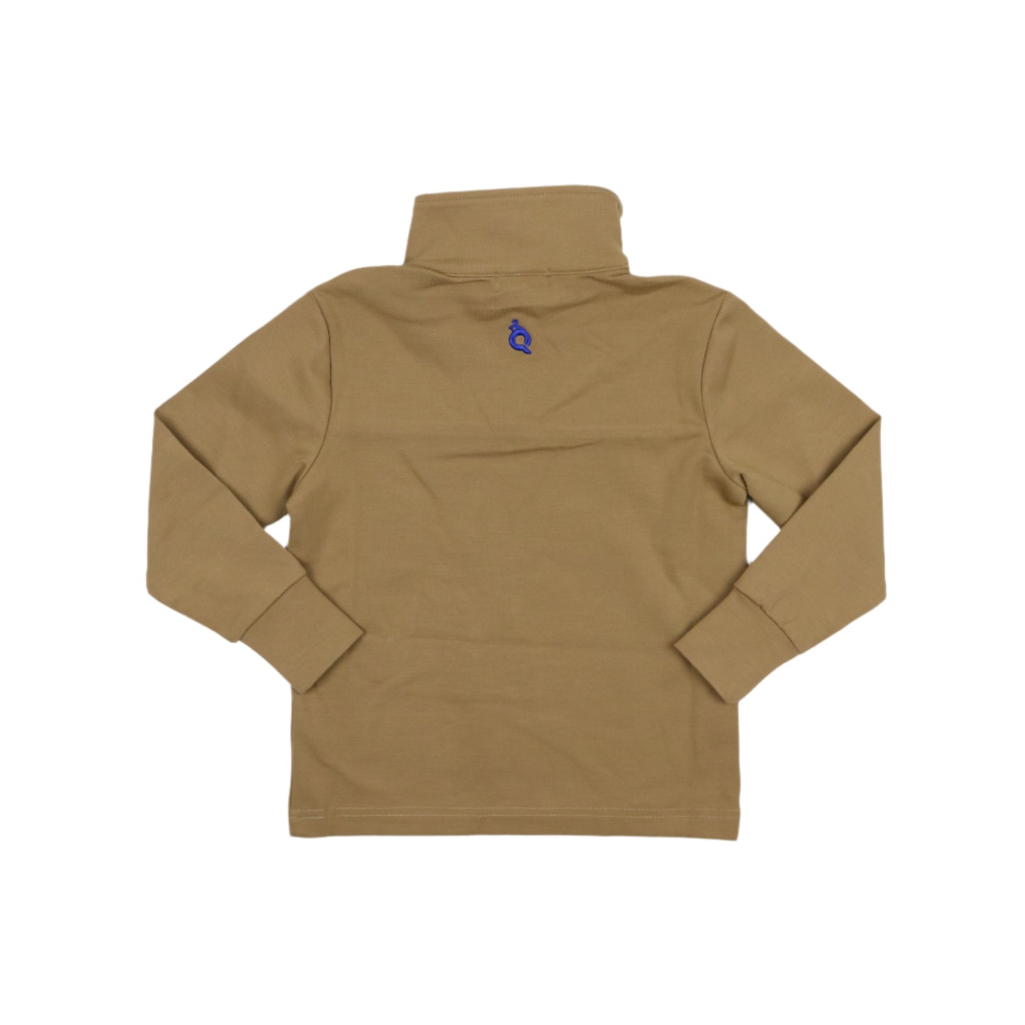 Khaki 1/4 Zip Performance Pullover