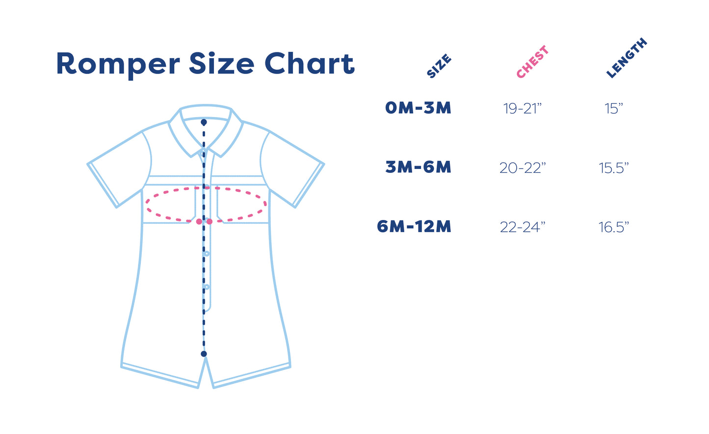 Guayabera - Classic Blue Short Sleeve Romper