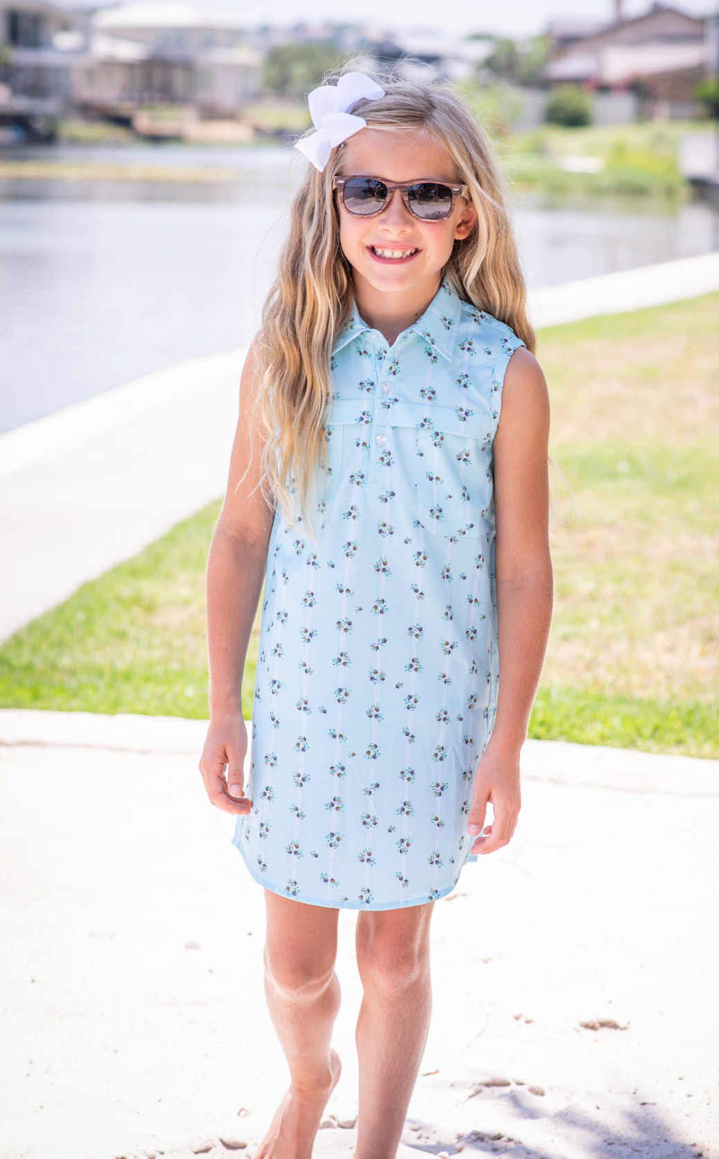 Fly Fishing Sleeveless Dress