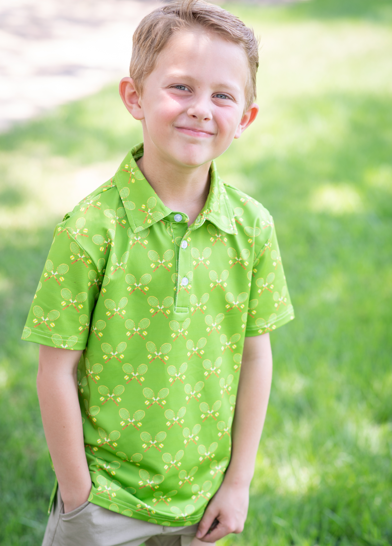 Retro Tennis Polo Short Sleeve Shirt