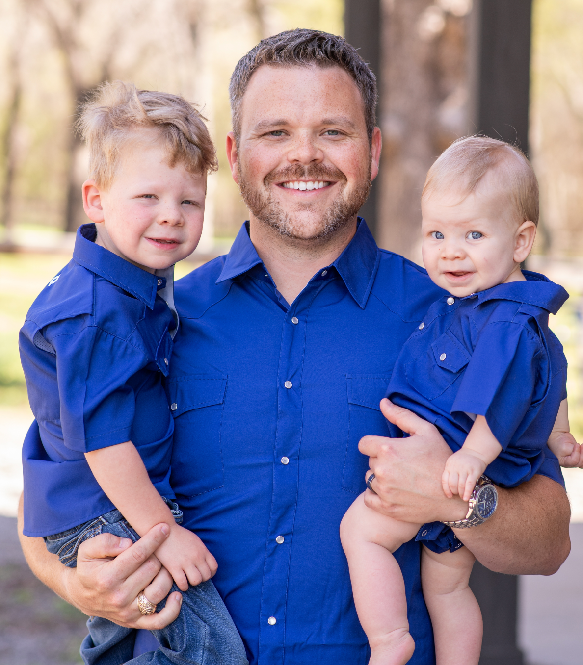 Classic Navy Pearl Snap Short Sleeve Shirt