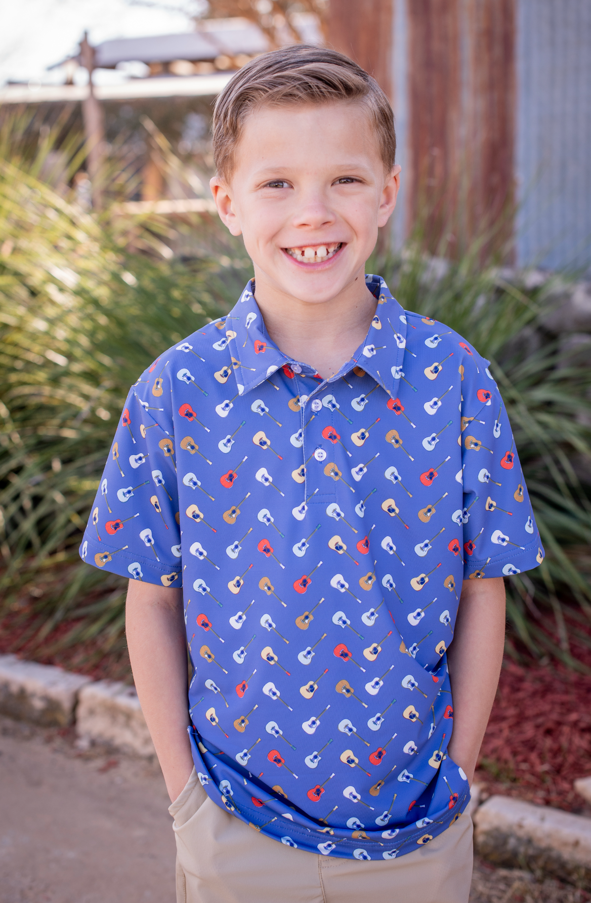Guitars Polo Short Sleeve Shirt