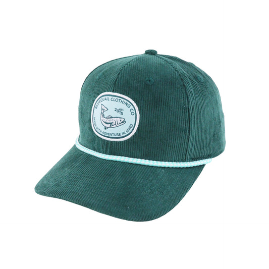 Trout Corduroy Snap Back Cap- Youth