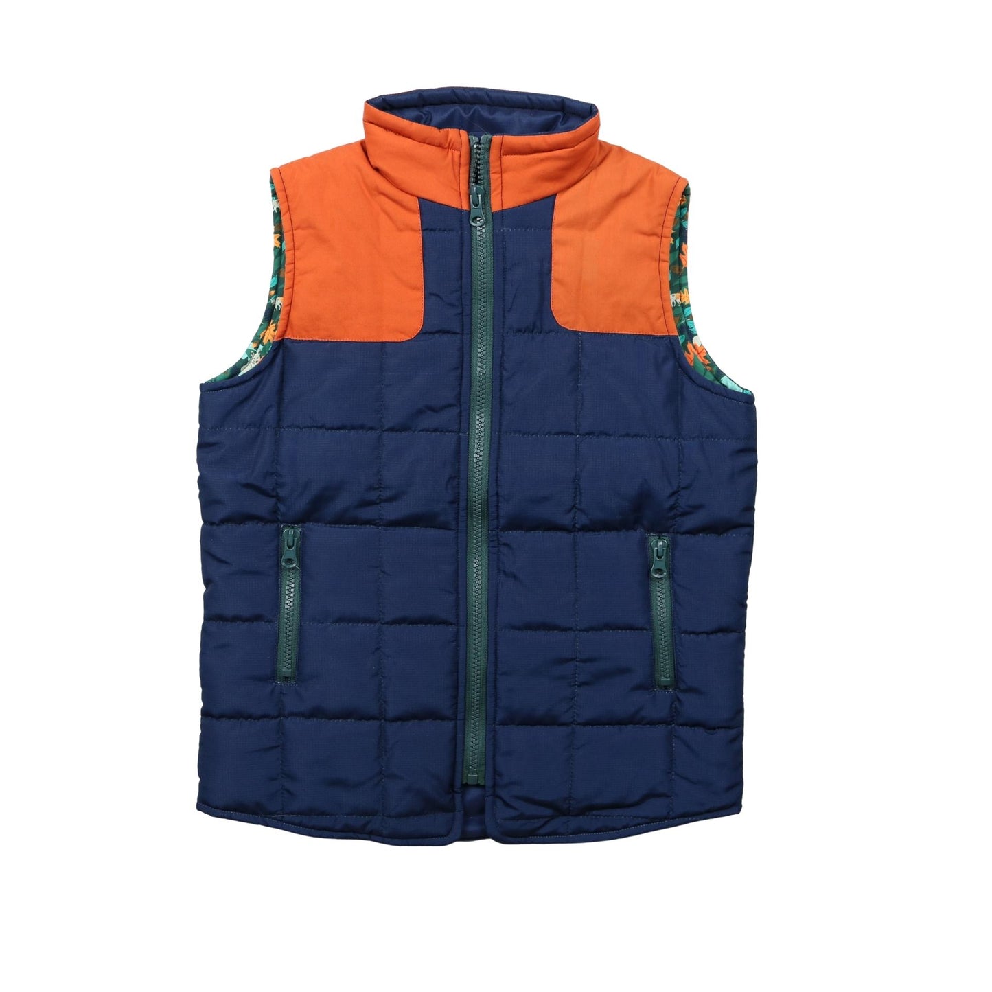 Navy and Orange Vest