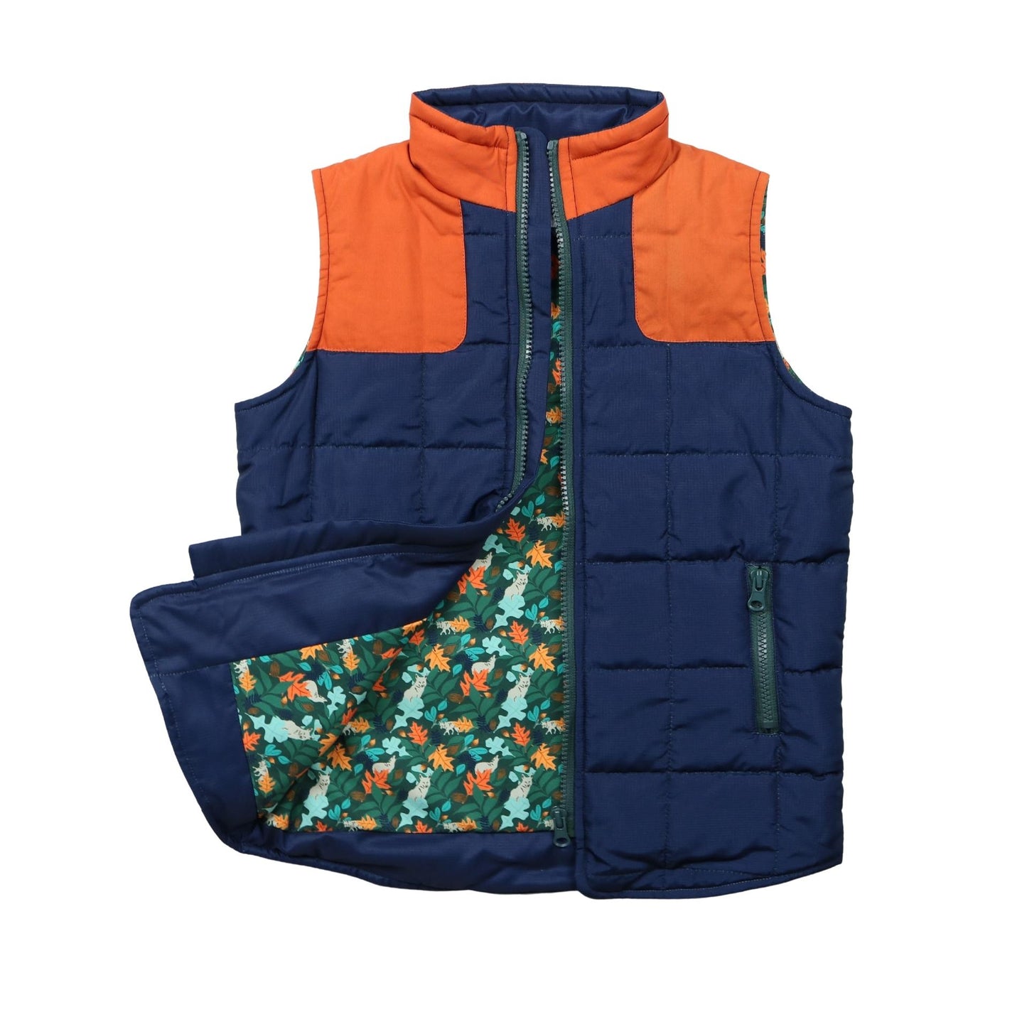 Navy and Orange Vest