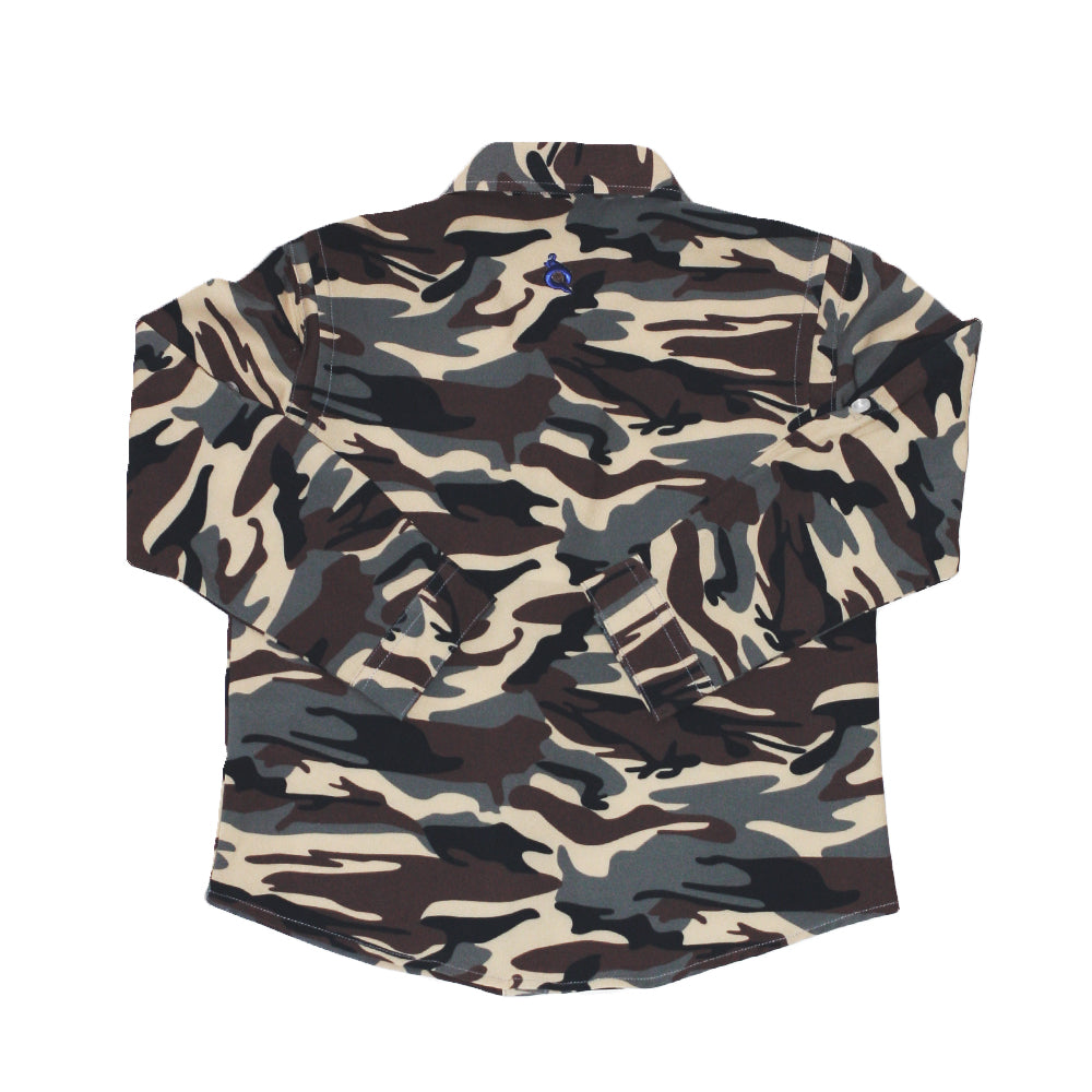 Retro Camo Long Sleeve Shirt