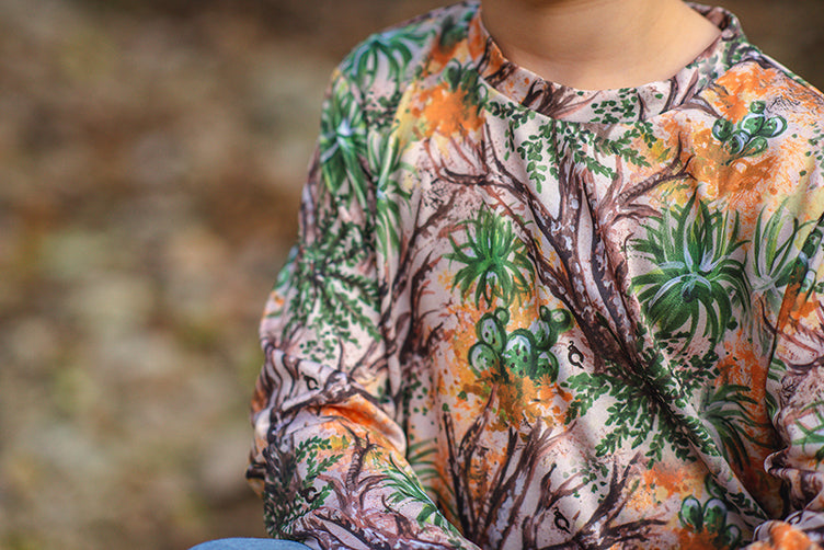 Cactus Camo Long Sleeve Performance Tee