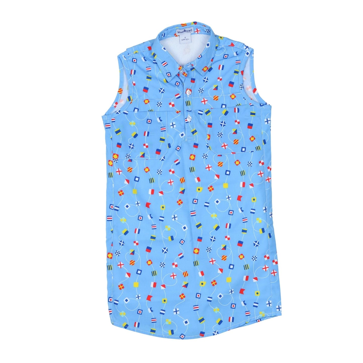 Nautical Flags Sleeveless Dress