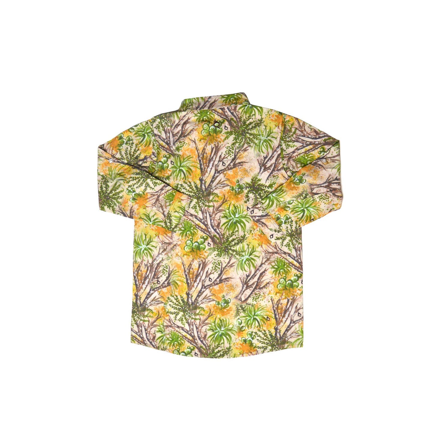 Cactus Camo & Brown Long Sleeve Shirt