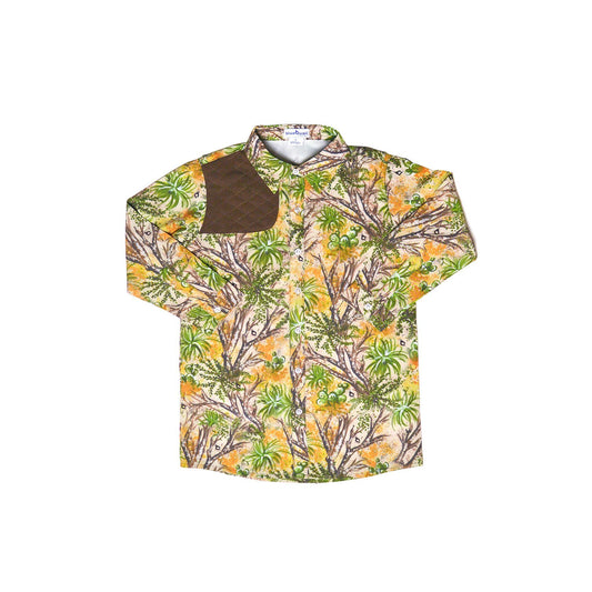Cactus Camo & Brown Dress