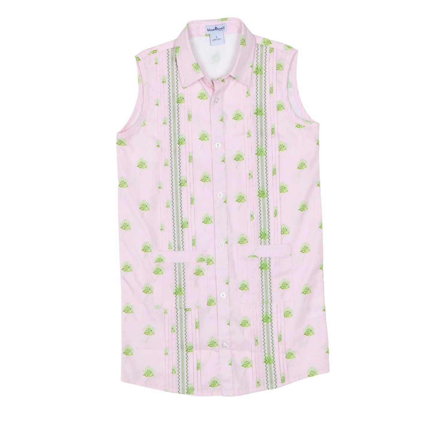 Guayabera - Floral Block Sleeveless Dress