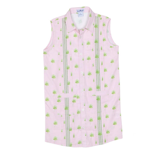 Guayabera - Floral Block Sleeveless Dress