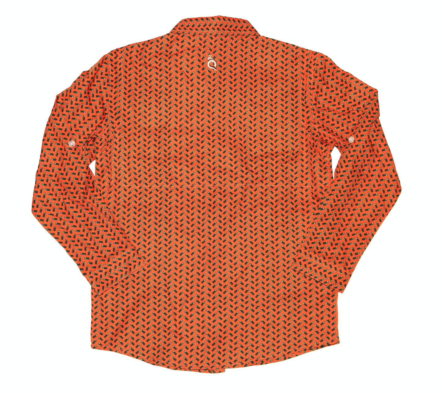 Blaze Orange/Green Shells & Khaki Long Sleeve Shirt