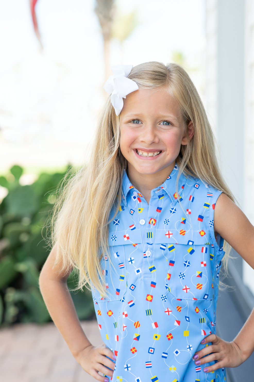 Nautical Flags Sleeveless Dress