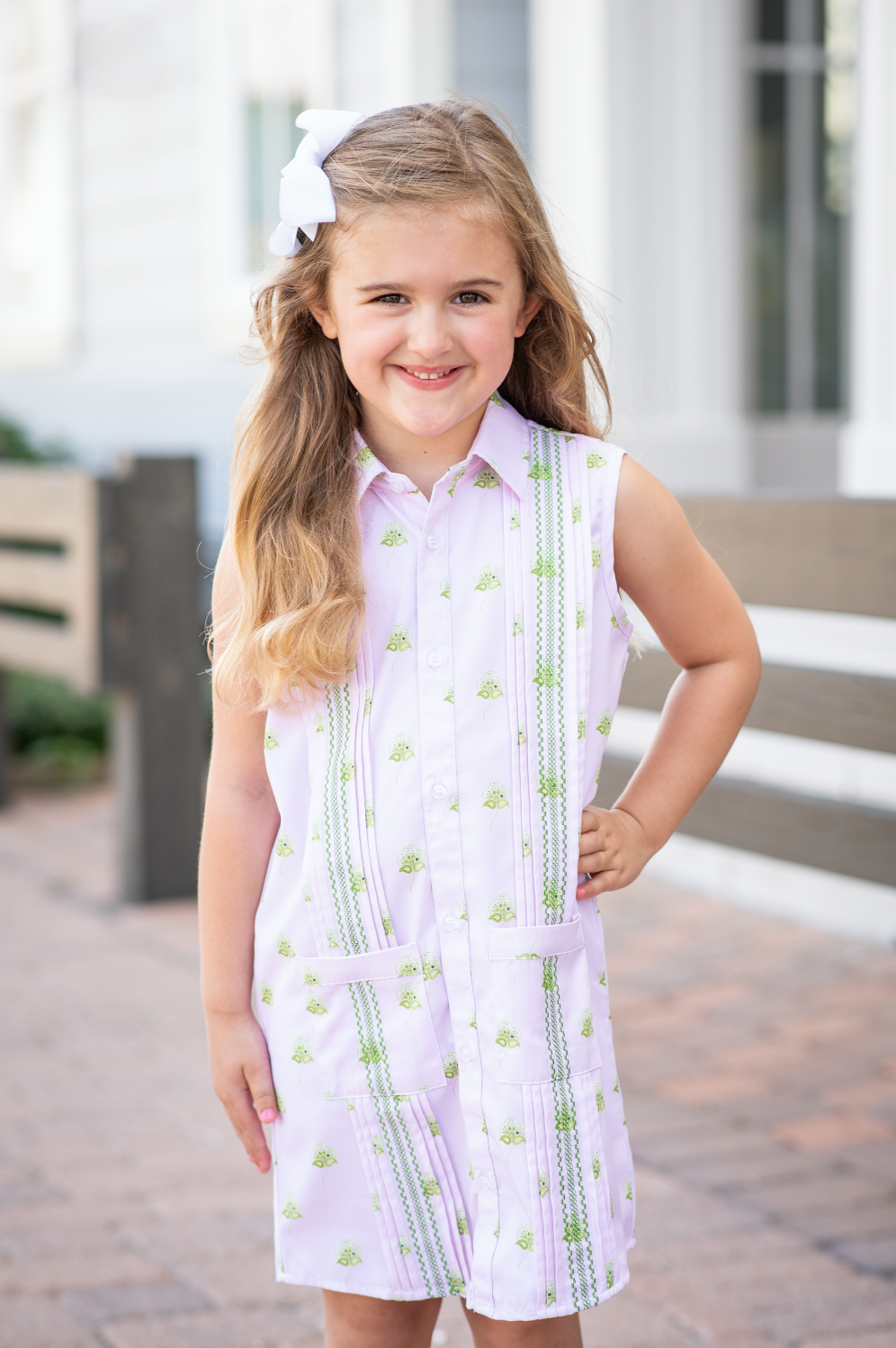 Guayabera - Floral Block Sleeveless Dress