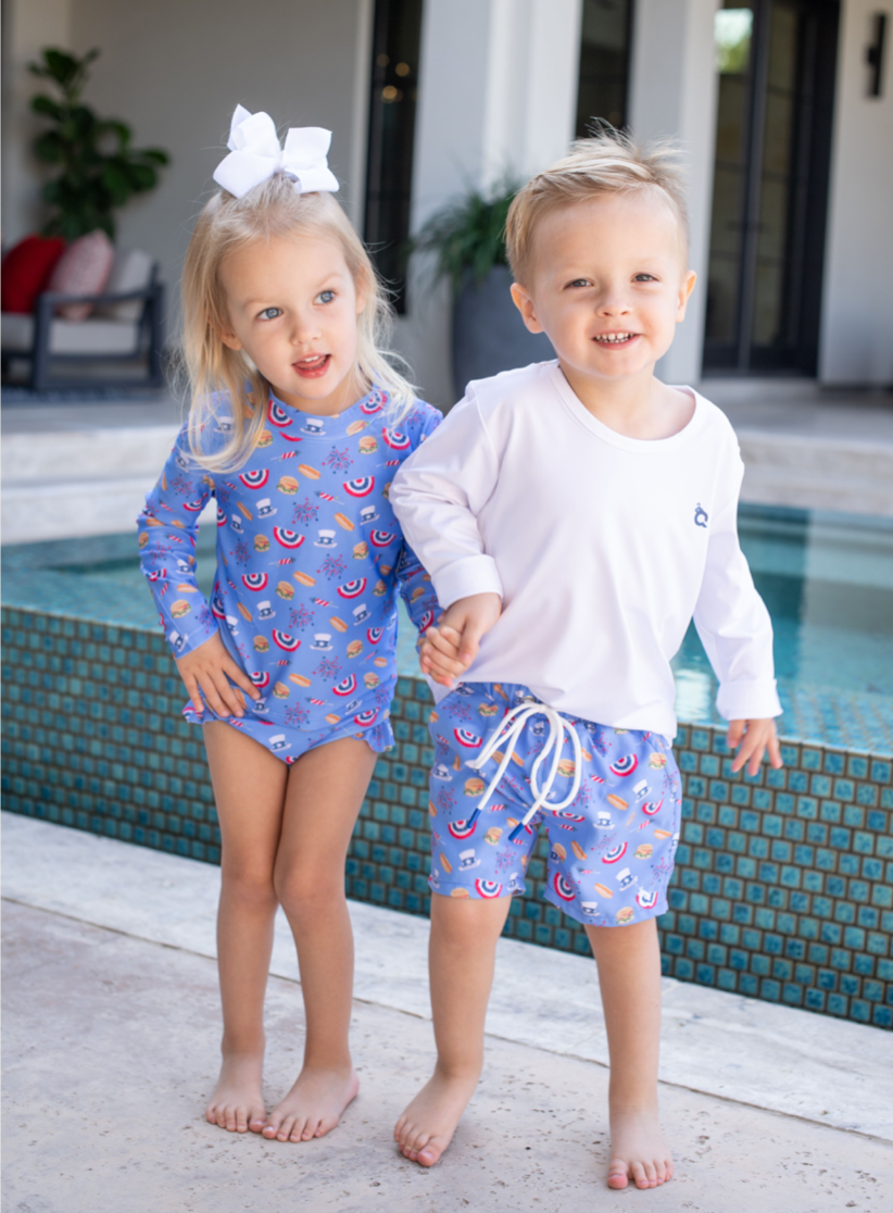 Independence Day Girl's Swimsuit