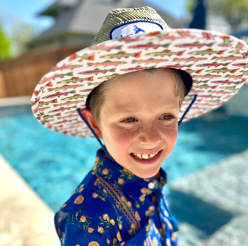 Trout Straw Beach Hat